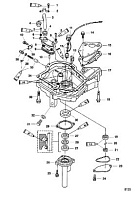 Маслосборник 4-Х ТАКТНОГО ПЛМ MERCURY 6 Серийный номер от 0P073456 до 0P400999