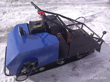 Мотобуксировщик AhtaR ЗИМА с реверсом (задний ход)