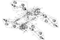 Трансмиссия КВАДРОЦИКЛА STELS ATV 700 D 2010