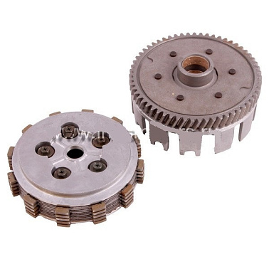 Сцепление в сборе K157FMI (GS125) (5 болтов, 5 дисков)