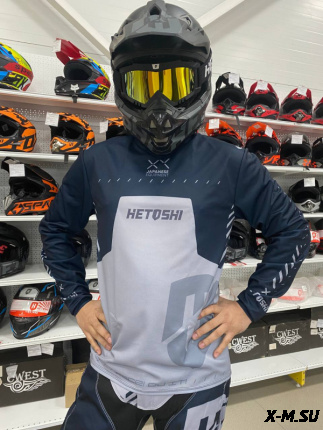 Джерси мотокросс HETOSHI DEMURE TYPE-2 цв, Серо-черный р.M