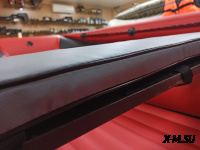 Комплект мягких накладок с сумкой для лодок 110*20 серый