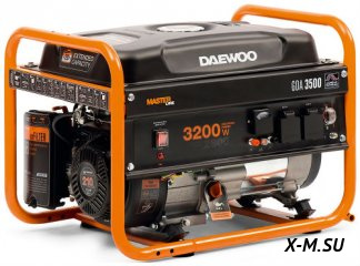 Генератор бензиновый DAEWOO GDA 3500E Генератор бензиновый DAEWOO GDA 3500E